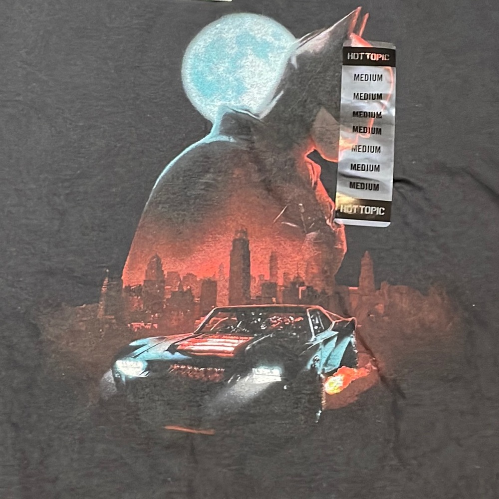 Batman batmobile poster tshirt